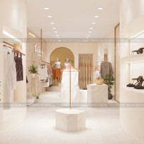 Thiết kế cửa hàng thời trang, studio áo cưới Granten